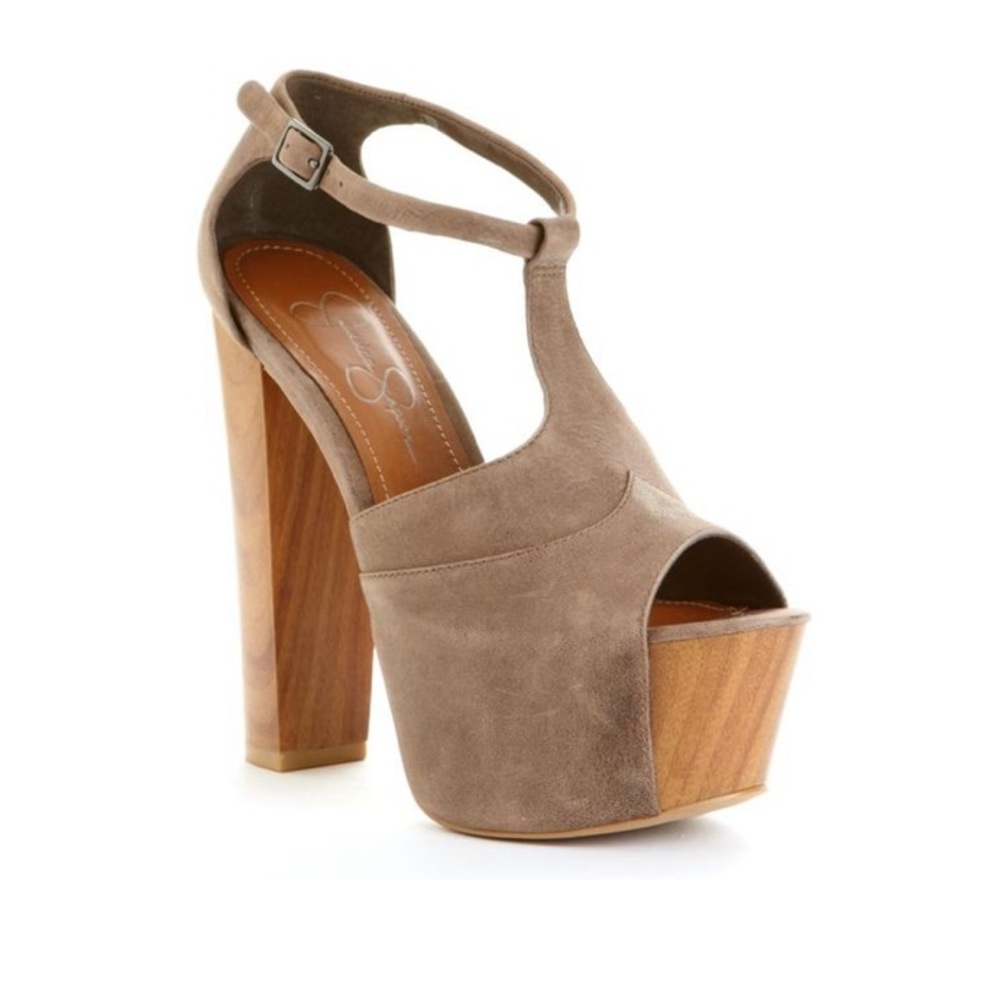 Jessica Simpson T Strap Heels